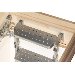 Металлическая чердачная лестница Fakro LML Lux 60х120х280