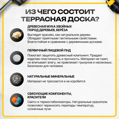 Террасная доска Altay Decking 20х140х3000 Орех