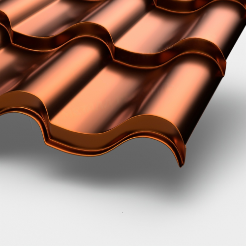 Металлочерепица Монтерроса AGNETA 0,5 мм Copper Медный