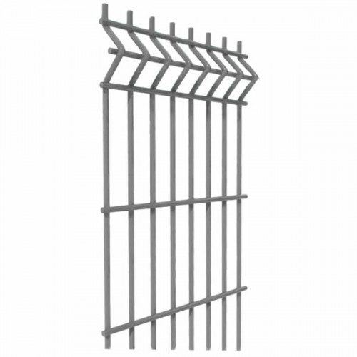 Панель ограждения GARDIS Fit 3D 2500х1930 RAL 7040 Серое окно