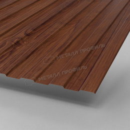 Профлист С-8х1150-A 0,5 мм ECOSTEEL Морёный дуб