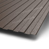 Профлист С-8х1150-A 0,5 мм VALORI Dark Brown Тёмно-коричневый