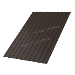Профлист С-8х1150-A 0,5 мм VALORI Dark Brown Тёмно-коричневый