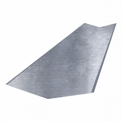 Планка ендовы нижняя 300х300х2000 0,4 Zn Цинк