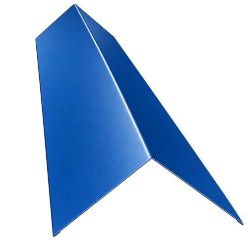 Планка конька плоского 145×145×2000 мм RAL 5005
