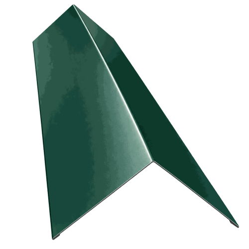 Планка конька плоского 145×145×2000 мм RAL 6005