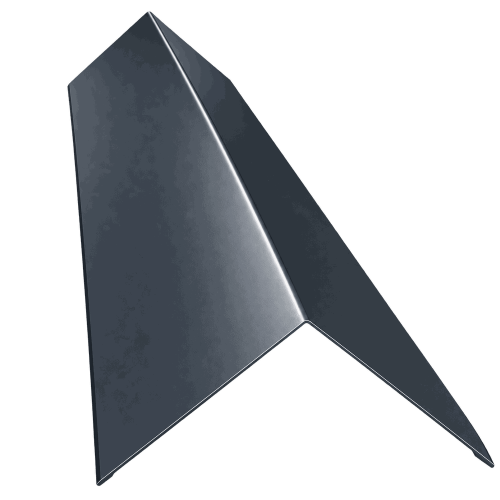 Планка конька плоского 145×145×2000 мм RAL 7024
