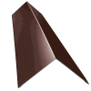 Планка конька плоского 145×145×2000 мм RAL 8017