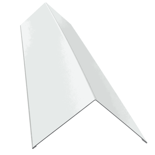 Планка конька плоского 145×145×2000 мм RAL 9003