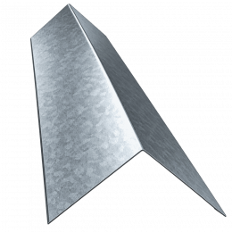 Планка конька плоского 145х145х2000 0,45 Zn Цинк