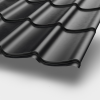 Металлочерепица Ламонтерра X PURMAN 0,5 мм RAL 9005 Чёрный