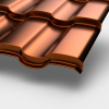 Металлочерепица Монтекристо AGNETA 0,5 мм Copper Медный