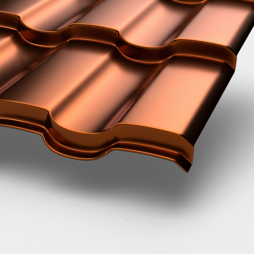 Металлочерепица Монтекристо AGNETA 0,5 мм Copper Медный